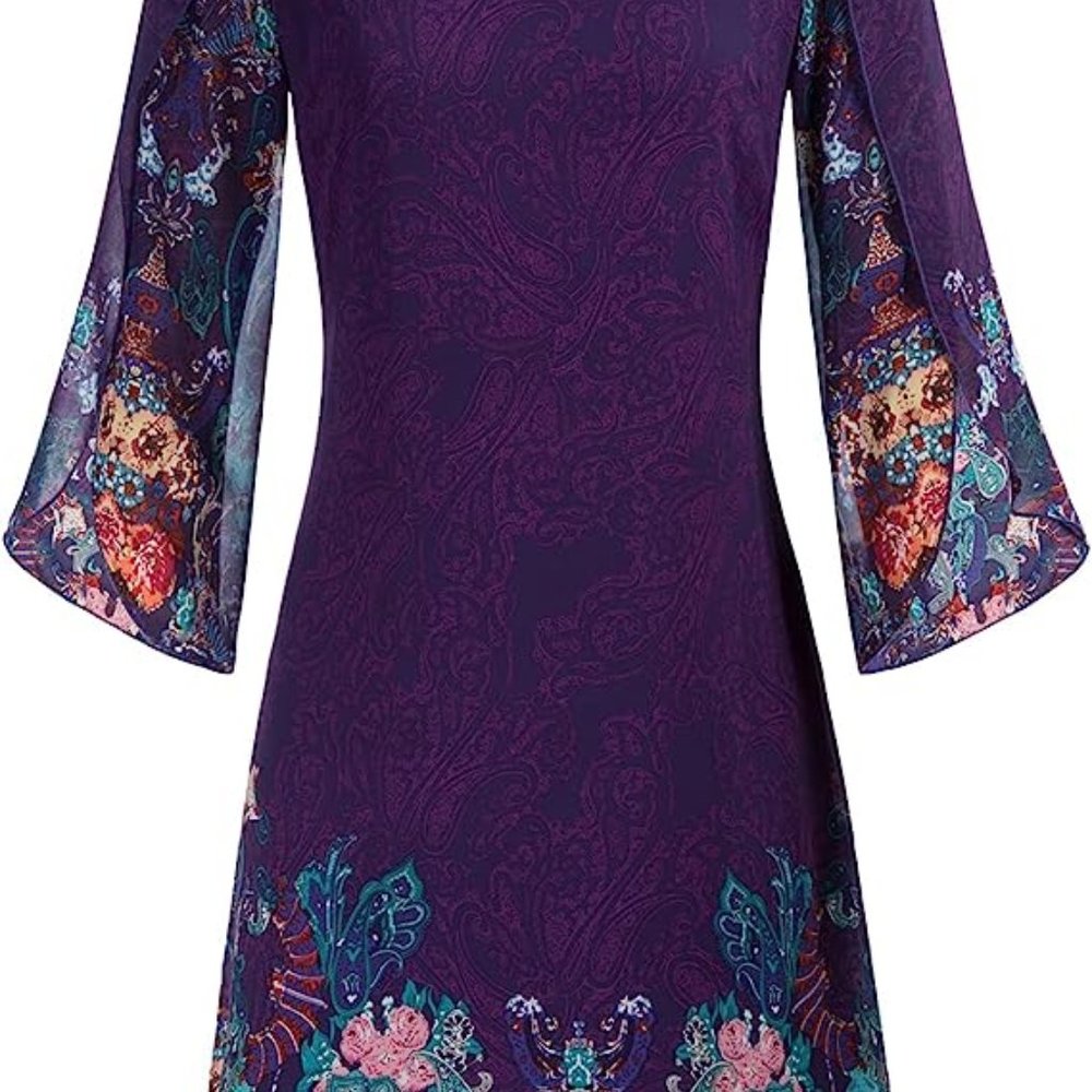 GRACE KARIN Women's Chiffon Cocktail Dress